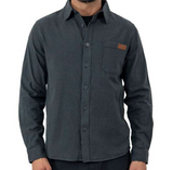 Boarding House Logo Gray Flannel Button-Up